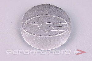 Колпачок ступицы для литых дисков Subaru, D52/59мм, h4-6мм Silver <> SR-01