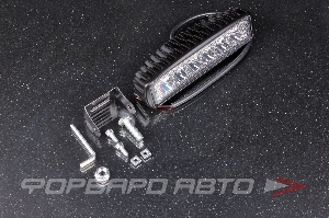 Купить Фара светодиодная 12V/24V 18W 6000К,6 диодов, дальний свет 155*40*45мм прямоугольная SKYWAY S07201007 Фара светодиодная 12V/24V 18W 6000К,6 диодов, дальний свет 155*40*45мм прямоугольная SKYWAY S07201007