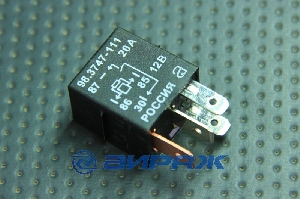 Реле 12V 4-х контактное 20A, для автомобиля ВАЗ-1118, 2170, Псков АВАР 11190-3747210-10