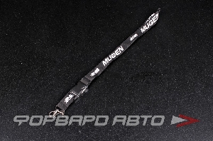 Ланьярд, лента для бейджей "Mugen" черный <> 