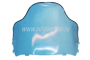 Стекло для снегохода Тайга (2мм, h=570мм) ПОЛИУРЕТАН 50-44-423