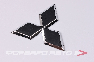 Эмблема Mitsubishi 80х80мм (скотч) SKYWAY SME-011