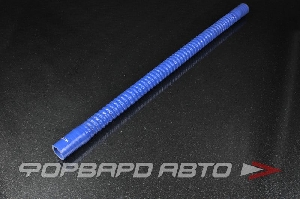 Патрубок силиконовый 32 мм, L=800 мм, гофрированный, синий MELCO FH.32-800