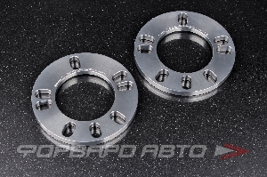 Проставки колесные 10 мм, 4/5*98 - 114,3 CNC, shiny grey anodized HT SE45006.3