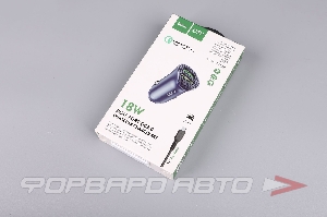 Купить Устройство зарядное в прикуриватель + кабель Micro ,синий,2 USB HOCO Z39 Устройство зарядное в прикуриватель + кабель Micro ,синий,2 USB HOCO Z39