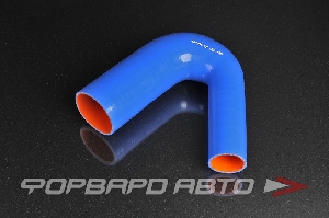 Патрубок силиконовый 50-75 мм, 135°, L=150-150 мм, синий MELCO 45-50-75-150-150