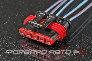 Разъем 5-ти контактный жгута форсунок (с проводами) CARGEN AX323