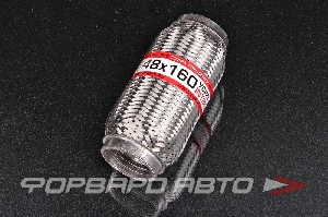Гофра глушителя 48*160 (Interlock) трехслойная EuroEx 48x160il