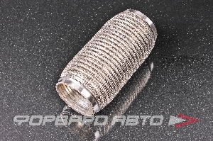 Гофра глушителя 76*200 (wire mesh, interlock) кольчуга TIXONA P76200WM