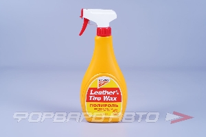 Полироль универсальный (кожа, резина, пластик) Leather & Tire Wax (БЕЗ ГУБКИ), 500 мл KANGAROO 330126