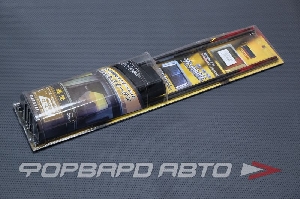 Штора солнцезащитная раздвижная (60*42-47см) L, 2шт, черная VESSEL 