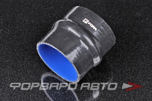 Патрубок силиконовый 89 мм, демпферный, L=100 мм, 4 слоя армировки, чёрный FORA ASHU05-89