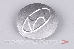 Колпачок ступицы для литых дисков Hyundai, D56/60мм, Silver, Save Car 4_60мм_ mmS Tech Line