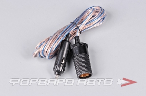 Удлинитель автоприкуривателя штекер - гнездо, 3м REXANT 16-0219