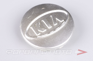 Колпачок ступицы для литых дисков Kia, 51,3/53.6-58.9 мм Silver Китай Kia, 51,3/53.6-5