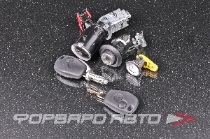 Замок зажигания к-т (3личинки, 2 ключа) RENAULT 806010692R