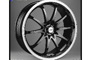 Диск колесный 5*114,3 / 5*100 R18" J7,5 ET38 HUB 73,1 KR206 BLK (8,6 кг) KYOWA RACING 