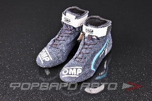 Ботинки для автоспорта FIRST (RU42/US9/UK8, синий) OMP IC0-0824-A01-242-42