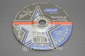 Круг отрезной 180х6х22 (сталь) NLS NORTON 66252837268