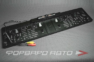 Накладка под номер пластиковая с камерой заднего вида  П12954