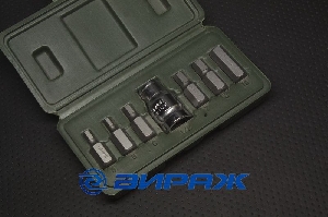 Набор вставок 6-ти гран. 4-5-6-7-8-10 мм 7 предметов ДЕЛО ТЕХНИКИ 674070