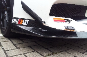 Накладки переднего бампера MMC EVO 9 карбоновые AUTOBAHN88 