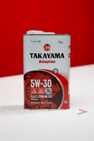 Масло моторное 5W30 1л, ADAPTEC A3/B4 SL/CF металл (c) TAKAYAMA 6056095