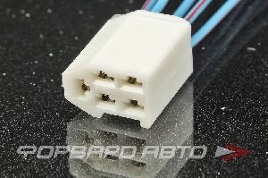 Разъем 5-ти контактный межжгутовой серии 2.8 мама (с проводами) CARGEN AX34401