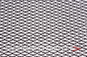 Сетка для бампера/радиатора 1200*200 мм, сомбреро - 15*6,5 мм, черная DOLLEX DKS-126