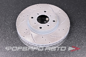 Диск тормозной перфорированный вентилируемый правый G-BRAKE GFR-02253R