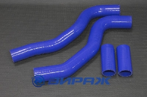 Патрубки системы охлаждения ВАЗ-2114-DCEC (к-т 3 шт.), Декарт-Авто  