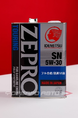 Масло моторное 5W30 4л, ZEPRO TOURING F-S SN (с) IDEMITSU 30014041-004