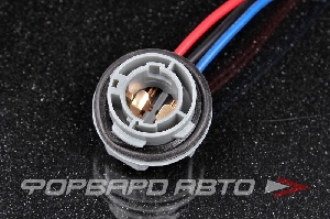 Патрон для лампы P21/5W двухконтактной с проводами  C-1157