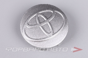 Колпачок ступицы для литых дисков Toyota, D52/56мм, Silver Save Car 1_56мм_СКАД