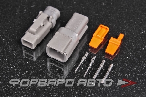 Купить Разъем 2-х контактный DEUTSCH DTM2-N-SB Разъем 2-х контактный DEUTSCH DTM2-N-SB