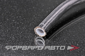 Шланг AN8 высокого давления армированный тефлоновый PTFE, черная защита нейлон AB88 