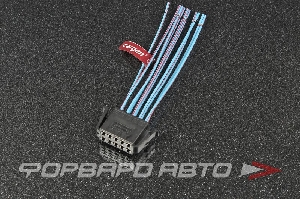 Разъем 10-ти контактный блока переключателей водит.двери (с проводами) CARGEN AX470