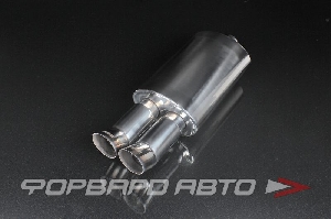 Глушитель Вход = 58 мм Выход двойной = 67 мм (каждый) Длина = 530 мм "DTM" двойной, Flamed BLM002-05 PROSPORT RS-01655