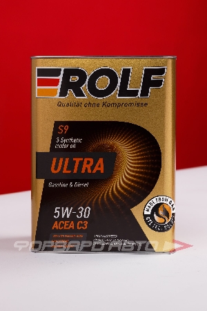 Купить Масло моторное 5W30 4л, Ultra C3 SN/CF ж/б (с) ROLF 322936 Масло моторное 5W30 4л, Ultra C3 SN/CF ж/б (с) ROLF 322936
