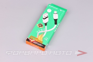 Кабель USB  iPhone силиконовый 1м BOROFONE BX79