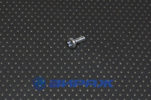 Винт полукруглый, оцинкованный М4*10  