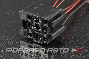 Разъем 6-ти контактный реле (с проводами) CARGEN AX3404