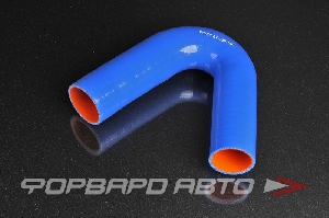 Патрубок силиконовый 51-57 мм, 135°, L=150-150 мм, синий MELCO 135-51-57-150-150