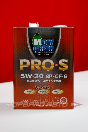 Масло моторное 5W30 4л, Pro S SP/GF-6A (с) MOLY GREEN 0470190