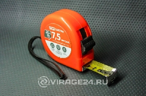 Рулетка 7.5 м*25 мм, пластиковый корпус, "Гранит" TDM SQ1018-0103