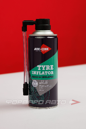 Герметик аварийный для ремонта проколотых шин (аэрозоль) Tyre Inflator, 450мл AIM-ONE TI-270