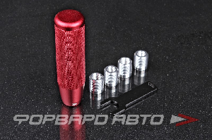 Ручка КПП KNURL HIDDEN GEM SHORT RED NRG SK-800RD