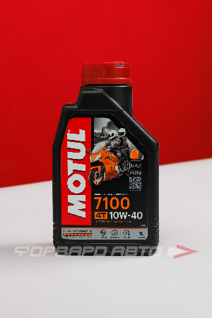 Масло моторное 10W40 1л, 4T 7100 Moto SP MA2 MOTUL 104202