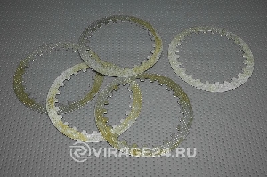 Диски сцепления металлические 163FML (200CC) (КОМПЛЕКТ из 5 ШТ.)  