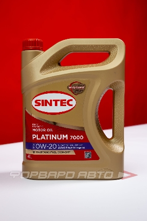 Масло моторное 0W20 4л, PLATINUM 7000 SP GF-6A (c) SINTEC 600163